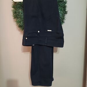 Michael Kors Black Selma Flare Pants